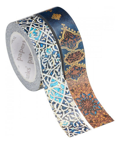 Washi Tape Paperblanks C2 Granada Turquoise & Safavid Indigo