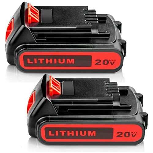 Paquete De 2 Baterías De 3.0ah Y 20v Lbxr20 De Reempla...