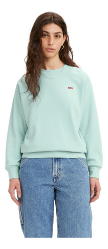 Polerón Mujer Liso Mini Batwing Verde Levis 24688-0108