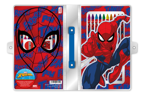 Set De Arte Spiderman Marvel Cresko 42 Piezas