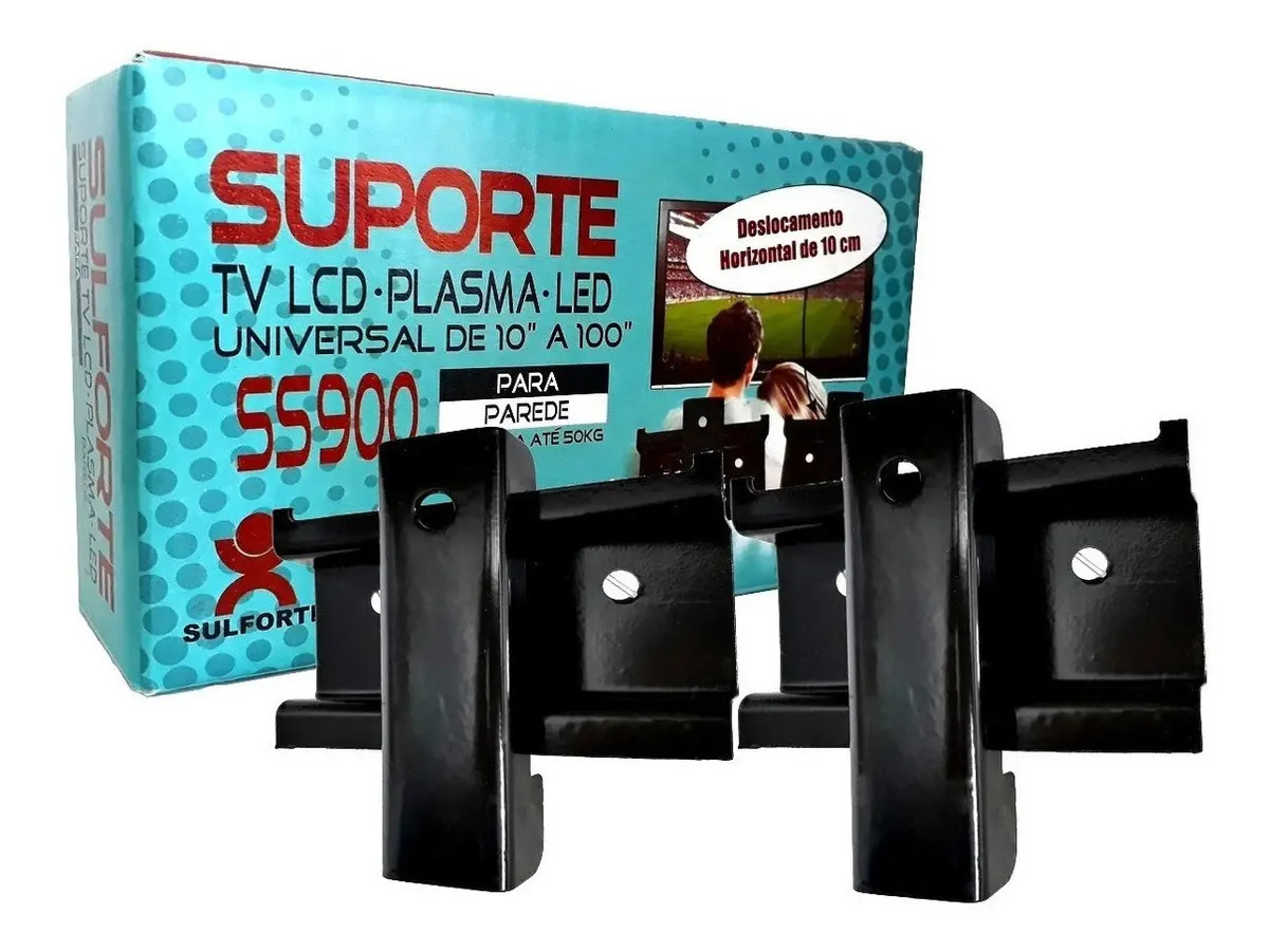 Suporte Tv Fixo Universal Até 100 Painel E Parede Até 50kg