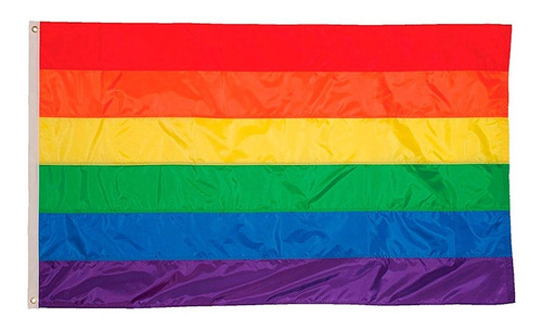 Bandeira Lgbt Gls Orgulho Gay Arco-íris Tamanho 60 X 90 Cm