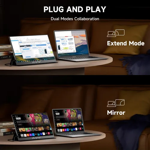 Monitor Portátil 15.6 Pulgadas 1080p Fhd Usb-c Hdmi Hdr Ips