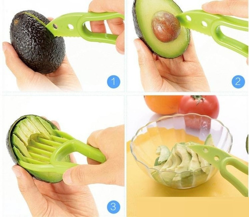 Cortador Rallador Palta Avocado Queso Fruta Verdura Silicona