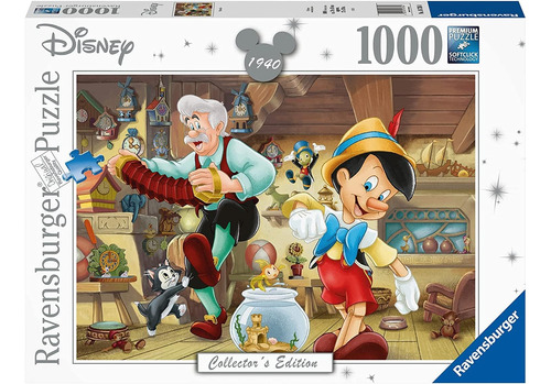 Rompecabezas Ravensburger Disney Pinocchio De 1000 Piezas Pa