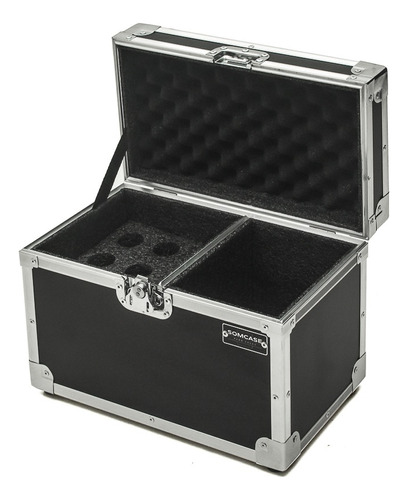 Hard Case Microfone Baú 9 Microfones Shure, Sennheiser, Akg