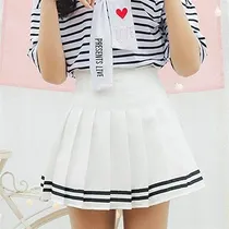 Comprar Falda Plisada Con Cintas Coreana Anime Cosplay