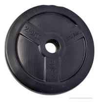 Comprar Disco 2,5 Kg Pesas Liso Pvc Gym Fitness 30mm Fitness Svg Color Negro
