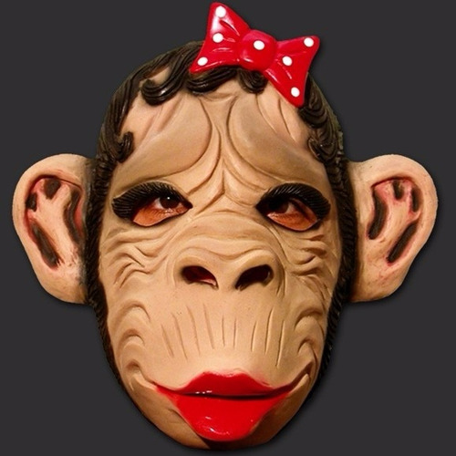 Máscara Macaca  Macaco  Chimpanzé - Fantasia