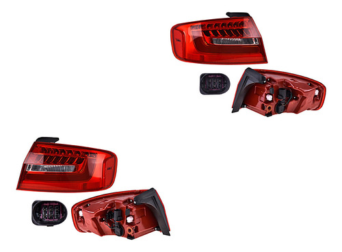 Jgo Calaveras Ext C/leds Audi A4 13-16 Depo