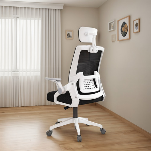 Silla Ejecutiva Giratoria Reposa Cuello Ajustable Lumbar
