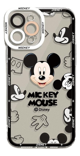 Funda De Teléfono Mickey Mouse Minnie Para iPhone 15 13 14 1