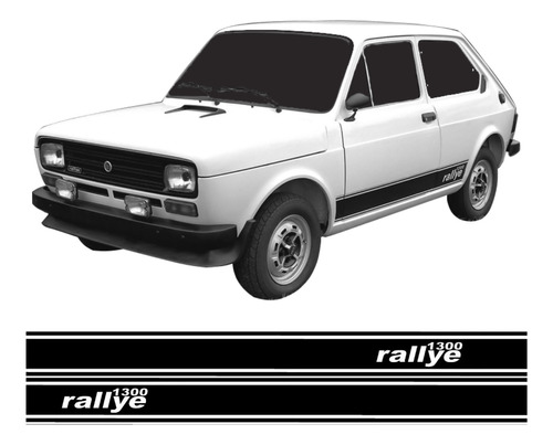 Kit Faixas Adesivos Fiat 147 Rallye 1300 Imp50