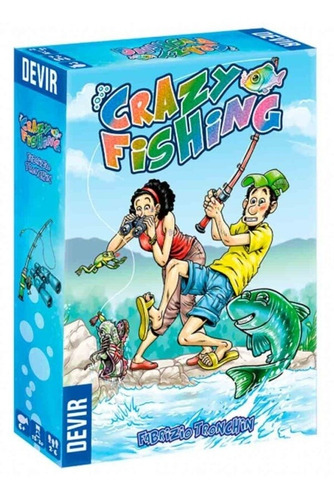 Imagen 1 de 2 de Crazy Fishing - Juego De Mesa - Devir Familiar Niños