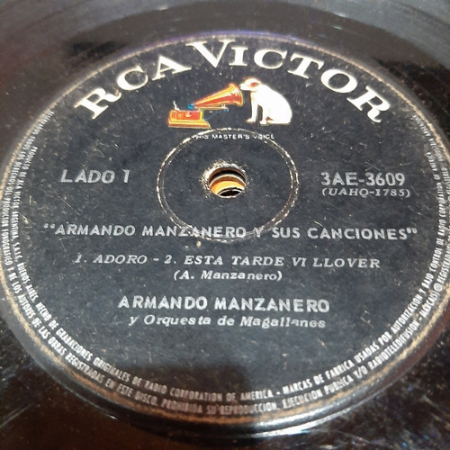 Simple Armando Manzanero Orquesta De Magallanes C23