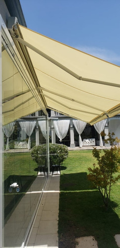 Imagen 3 de 9 de Toldo Proyectante Retractil Semicofre 3,5x2,5 Oferta Diystor