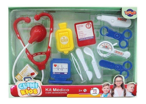 Brinquedo Kit Medico Com Acessórios Deluxe Toyng 42569