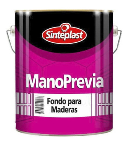 Sinteplast Fondo Blanco Para Maderas 4 L Mano Previa Mm