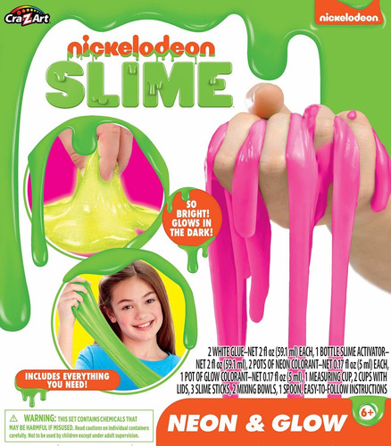 Kit De Slime  En Caja Cra-z- Medio Nickelodeon Z Ksl 