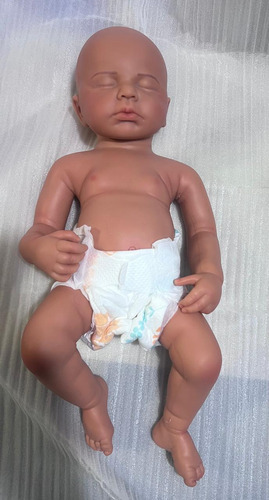 Bebe Reborn De Silicona Real Cuerpo Completo 50cm