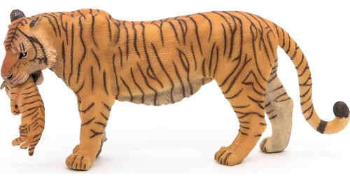 Figura Tigresa Con Cachorro Papo 14.5x6.5cm Para Niños