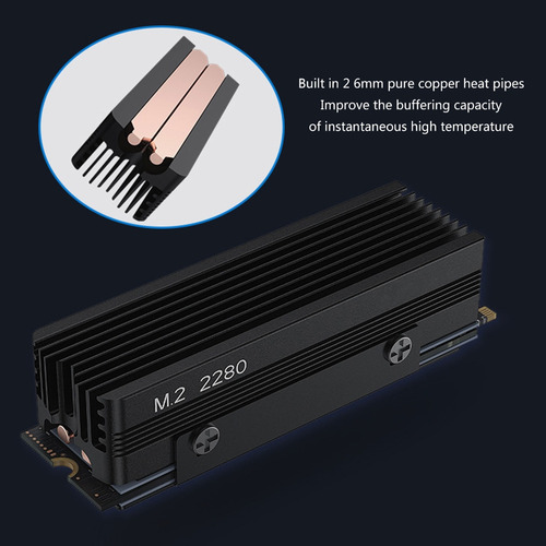 Radiadores Metálicos Con Disipador De Calor M.2 2280 Ssd Y E