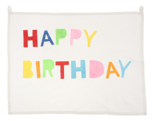 Cumpleaños Tapiz Banderas Algodón Fondo Feliz Cumpleaños