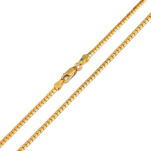 Corrente Veneziana Milano Chain Em Ouro 18k 1,70mm 50cm