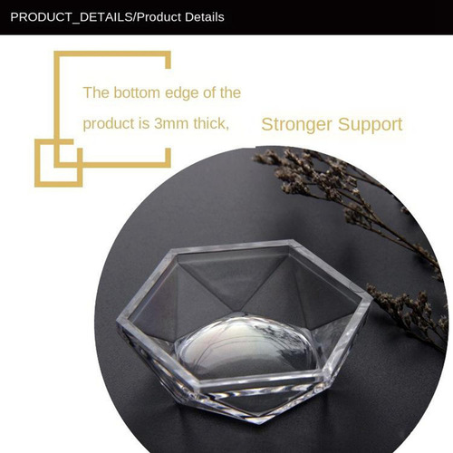 Mz 2x Suporte De Esfera De Base Acrílica Com Bola De Cristal