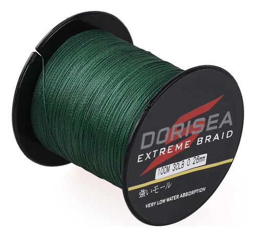 Extreme Braid 100 % Pe Musgo Verde Trenzado Línea De Pesca 1