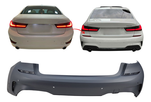 Body Kit Traseiro Bmw 320i 2019 2020 2021 2022 Tipo M Sport