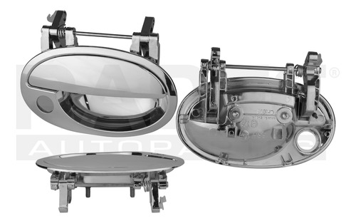Manija Exterior Chevrolet Meriva 2004 2005 2006 Crom Del Der
