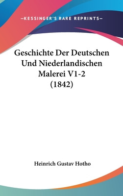 Libro Geschichte Der Deutschen Und Niederlandischen Maler...