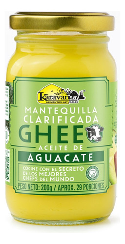 Mantequilla Ghee Con Aceite De Aguacate X 200g