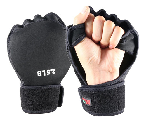 Guantes De Mano Con Peso De 5 Libras (2.5 Libras Cada Uno), 