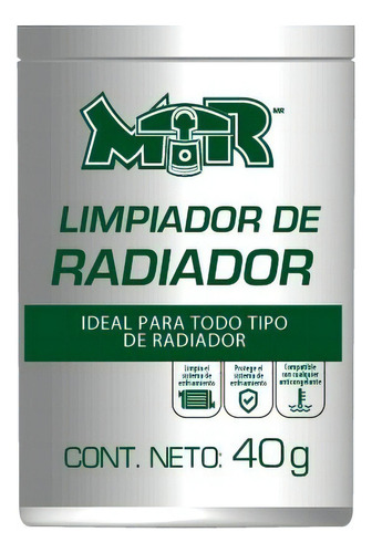 Limpiador De Radiador En Polvo 40 Gr Caja Con 60