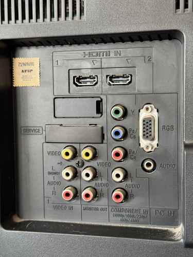 Tv Sony Bravía 32 Pulgadas Usada Funciona Perfecto. (Usado)