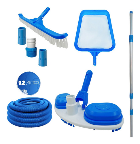 Kit Para Limpeza Para Aspirar A Piscina Completo Top