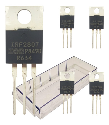 Transistor Fet Mosfet Irf2807 (4 Peças) Irf 2807 Irf-2807