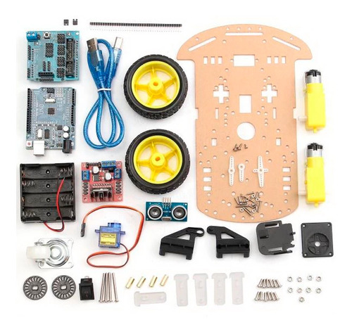 Kit Chasis Robot De Dos Ruedas