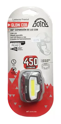 Linterna Frontal Glow Cob 450 Lumens