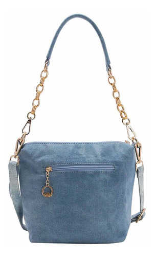 Imagem 3 de 4 de Bolsa Chenson Transversal Jeans 3682533 (404484)