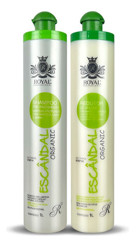 Progressiva Sem Formol Royal Escândalo Organic 2x1000ml