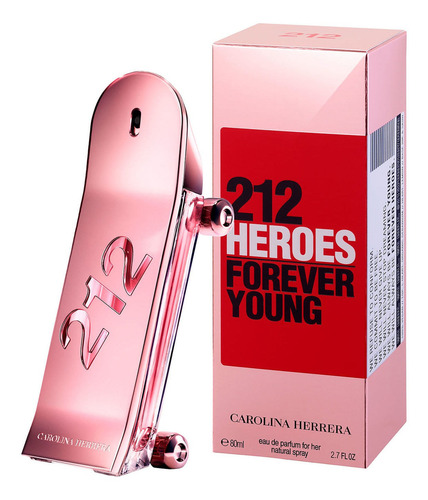 Carolina Herrera 212 Heroes Edp 80ml Feminino