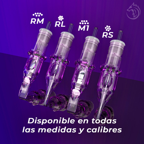 Cartucho Para Tatuaje Profesional Thor M1 Magnum 1 10pz Calibre de las agujas 1017