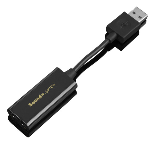 Placa De Som Usb Para P2 Externa Portátil Creative Play 3 Cor Preto