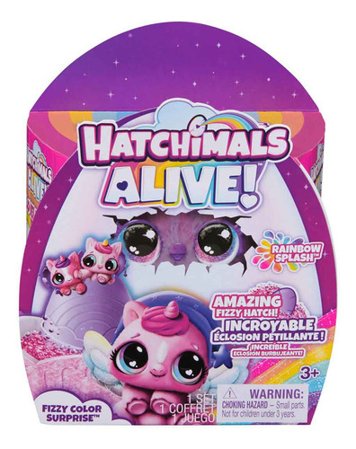 Hatchimals Surpresa De Cor Efervescente - Hatchimals Alive