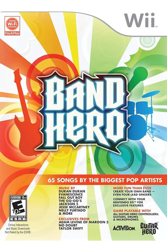 Band Hero (nintendo Wii, 2009)