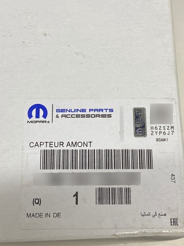 Sensor Sonda Nox Peugeot Expert 1.5 Original - 9816276480