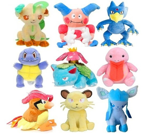 Peluches Pokemon Go 20 Cm Varios Modelos Pikachu Pokemones